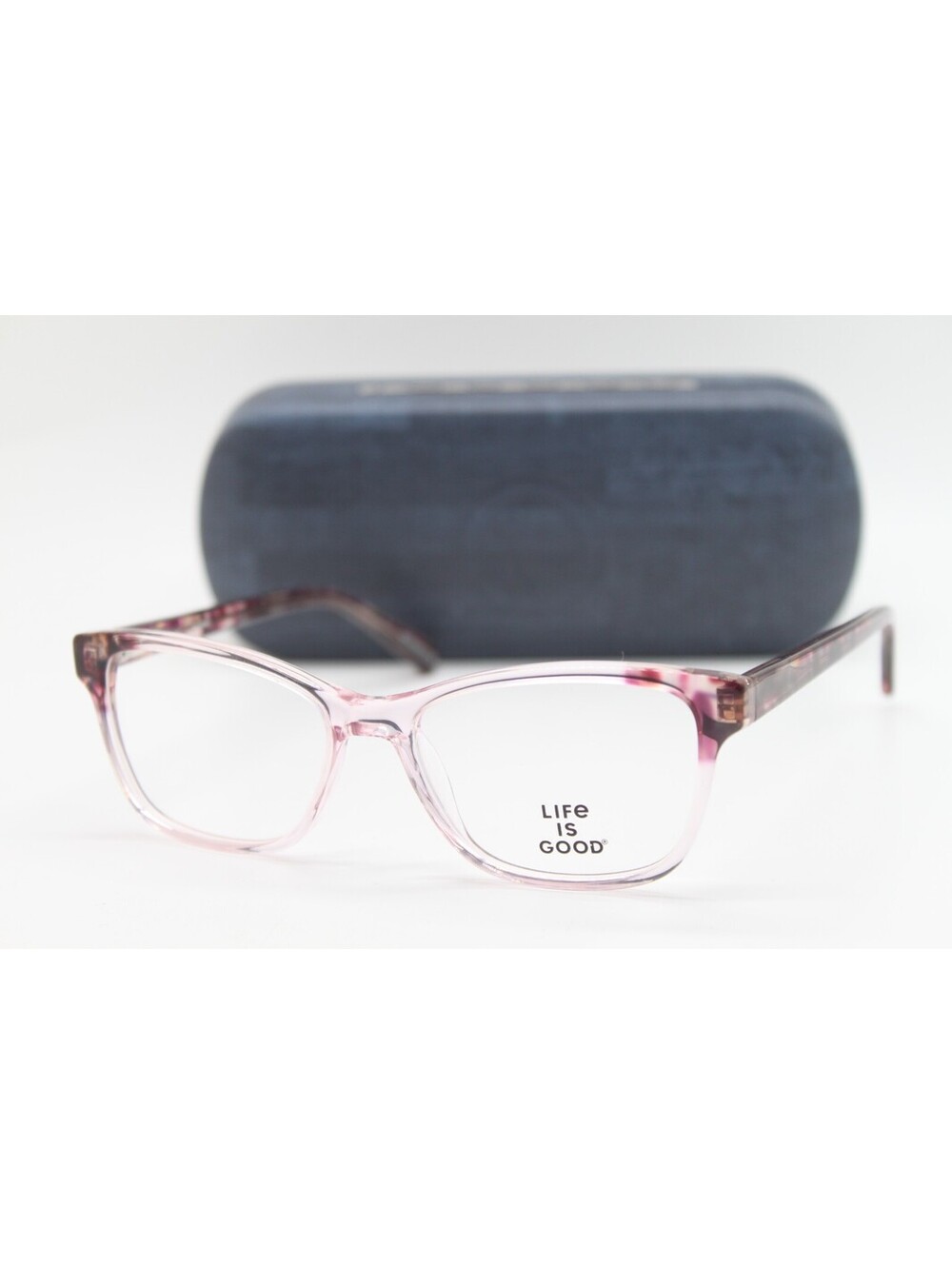 NEW LIFE IS GOOD GABBY PINK (PNK) AUTHENTIC EYEGLASSES W/CASE 49-15